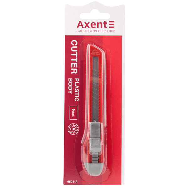 Nóż do papieru Axent 6501-A, 9 mm