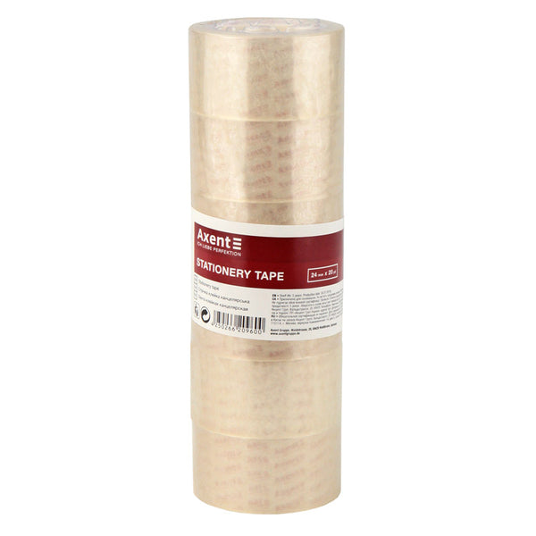 Taśma klejąca biurowa Axent 3016-A, 24mm * 20 jardów, 40 μm