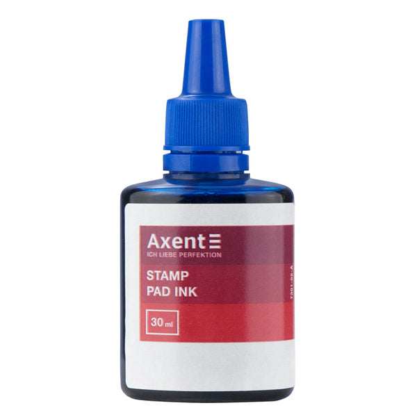 Tusz do stempli Axent 7301-02-A, 30 ml, niebieska