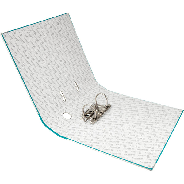 Segregator biurowy jednostronny Delta D1713-16P, A4, 5 cm, po rozłożeniu, turkusowy