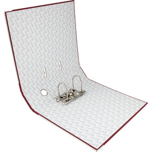 Segregator biurowy jednostronny Delta D1714-37P, A4, 7,5 cm, po rozłożeniu, wiśniowy