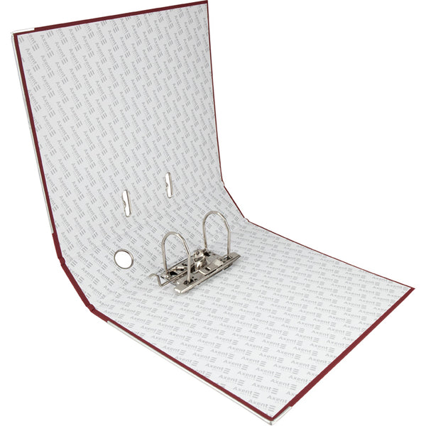 Segregator biurowy jednostronny Delta D1714-37P, A4, 7,5 cm, po rozłożeniu, wiśniowy