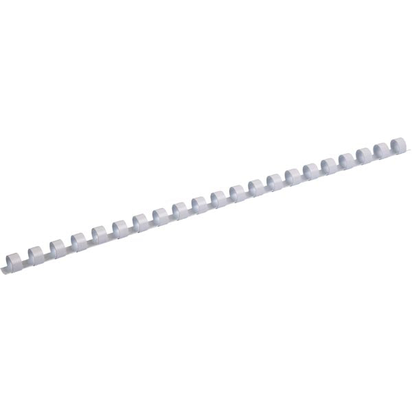 Grzbiet do bindowania plastikowy Axent 2912-21-A, d 12 mm, biały, 100 szt.