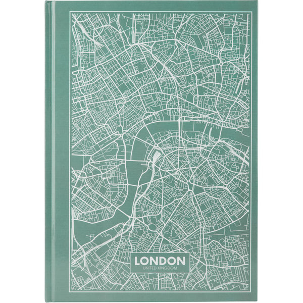 Notes Axent Maps London 8422-516-A, А4, 96 kartek, kratka, turkusowy
