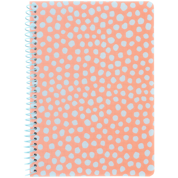 Kołonotatnik Axent 8462-3-A, А5, 80 kartek, kratka, plastiku. okładka, aksamitny