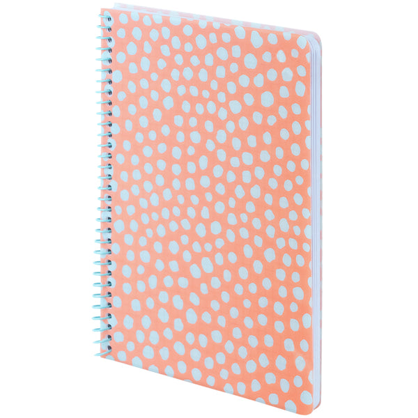 Kołonotatnik Axent 8462-3-A, А5, 80 kartek, kratka, plastiku. okładka, aksamitny