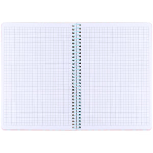 Kołonotatnik Axent 8462-3-A, А5, 80 kartek, kratka, plastiku. okładka, aksamitny