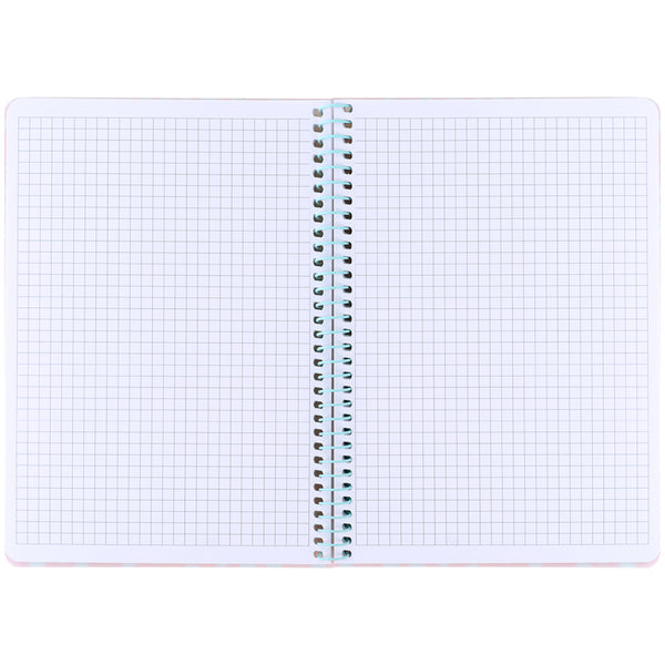 Kołonotatnik Axent 8462-3-A, А5, 80 kartek, kratka, plastiku. okładka, aksamitny