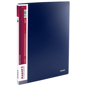 Display-book, 10 files, blue