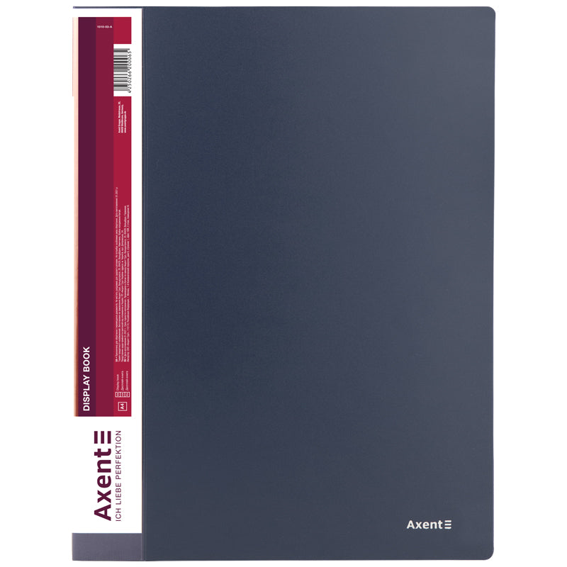 Display-book, 10 files, grey