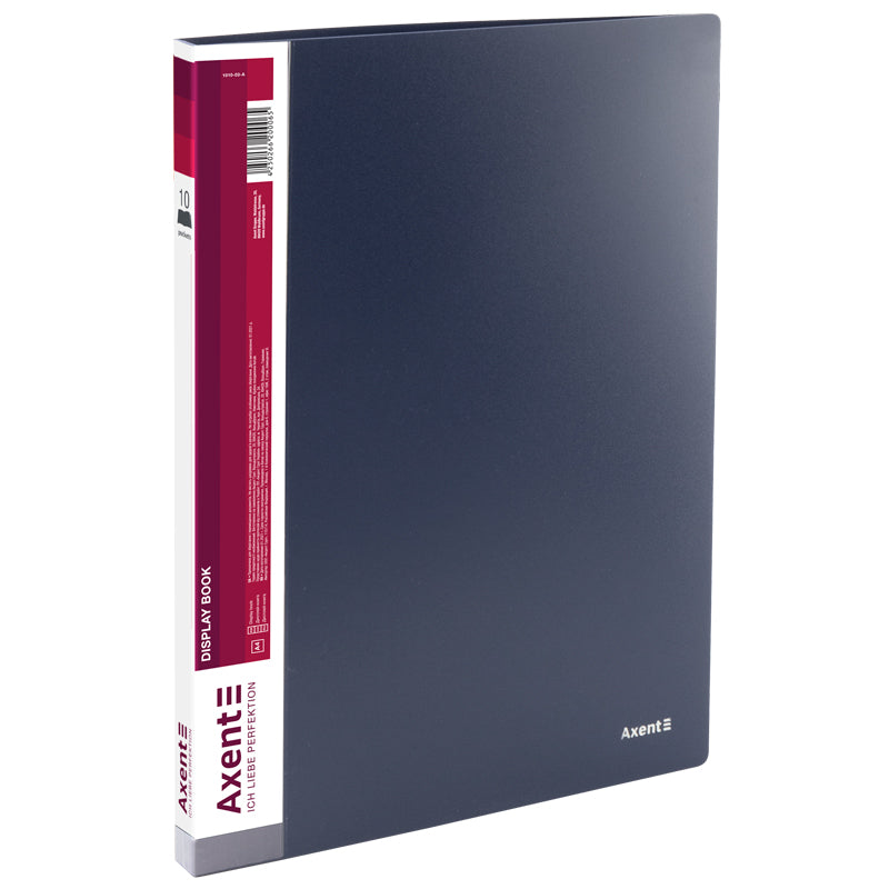 Display-book, 10 files, grey