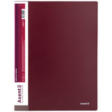 Display-book, 10 files, bordo