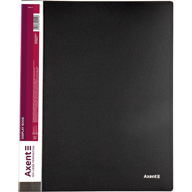 Display-book, 20 files, black