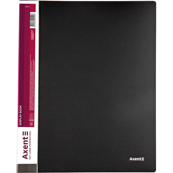 Display-book, 20 files, black