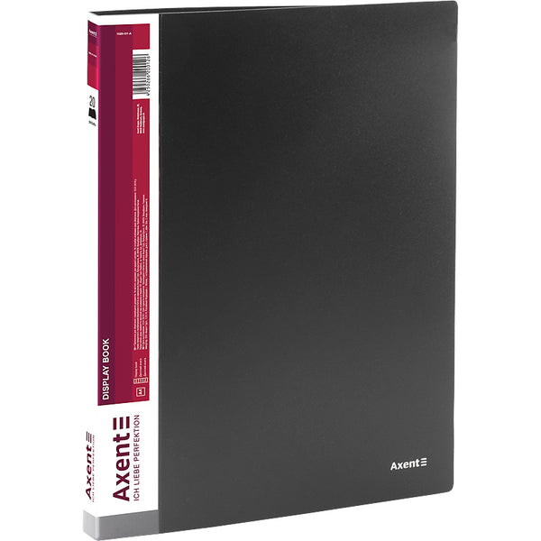 Display-book, 20 files, black