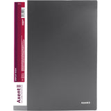 Display-book, 20 files, grey