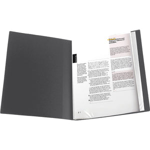 Display-book, 20 files, grey