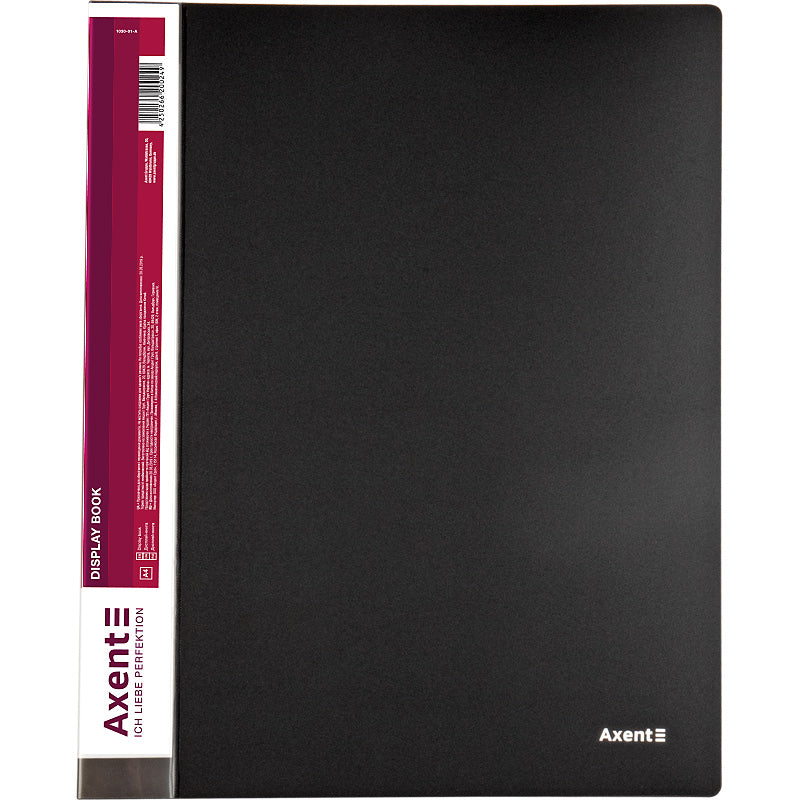Display-book, 30 files, black