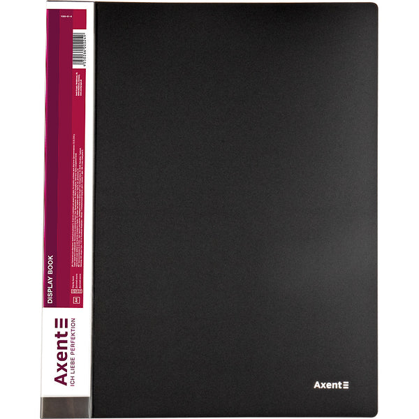 Display-book, 30 files, black