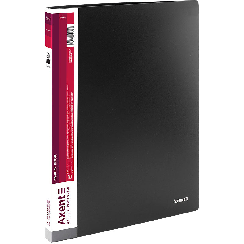 Display-book, 30 files, black