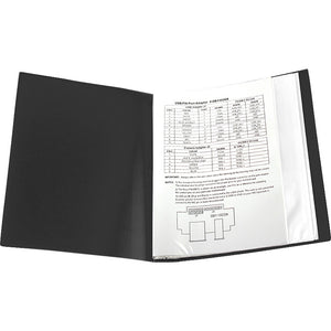 Display-book, 30 files, black