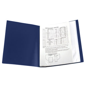 Display-book, 30 files, blue