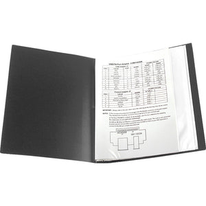 Display-book, 30 files, grey