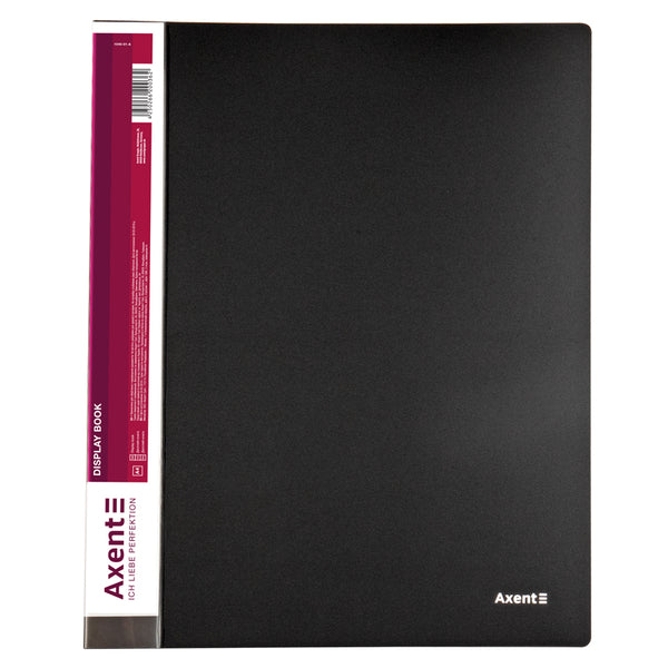 Display-book, 40 files, black