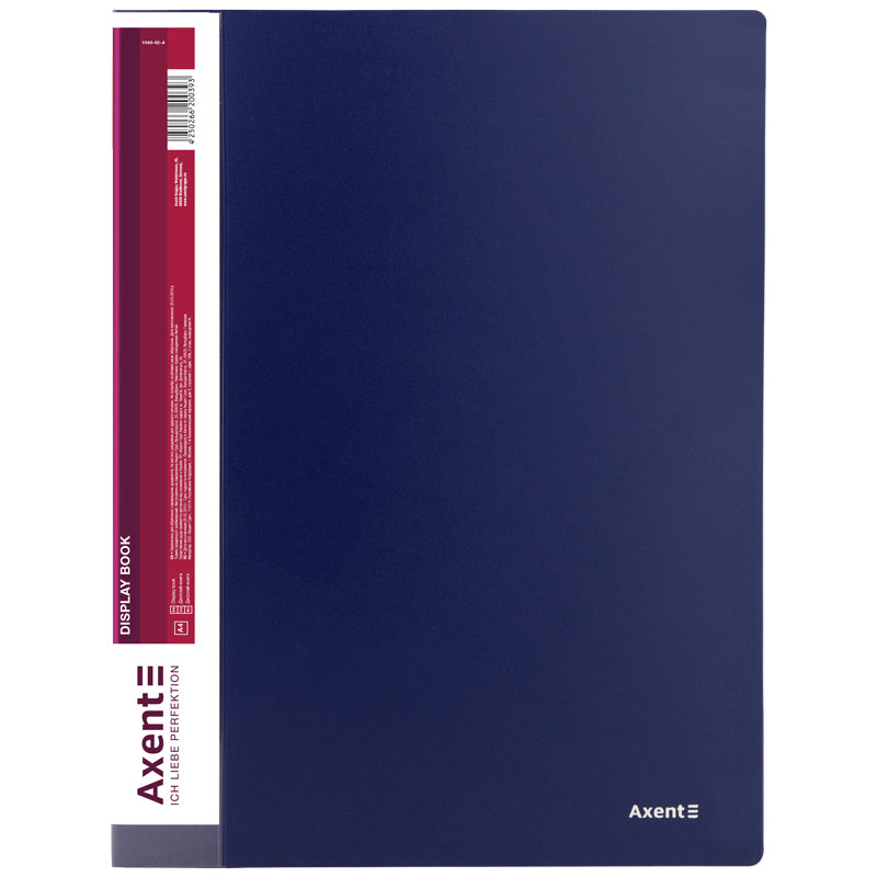 Display-book, 40 files, blue