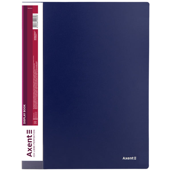 Display-book, 40 files, blue