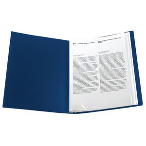 Display-book, 40 files, blue