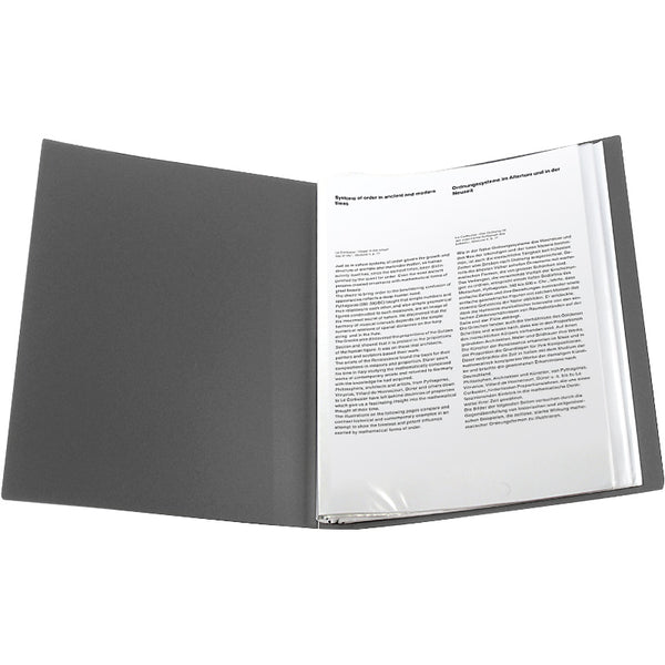 Display-book, 40 files, grey