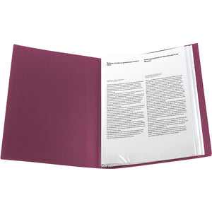 Display-book, 40 files, bordo