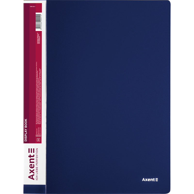 Display-book, 60 files, blue