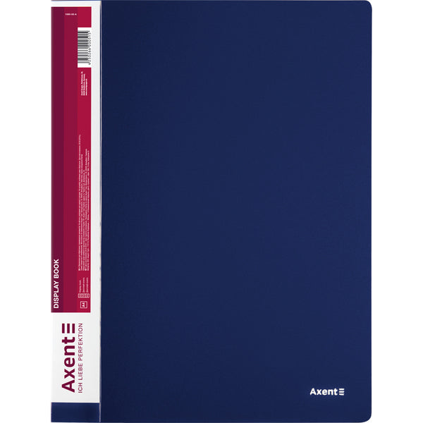 Display-book, 60 files, blue