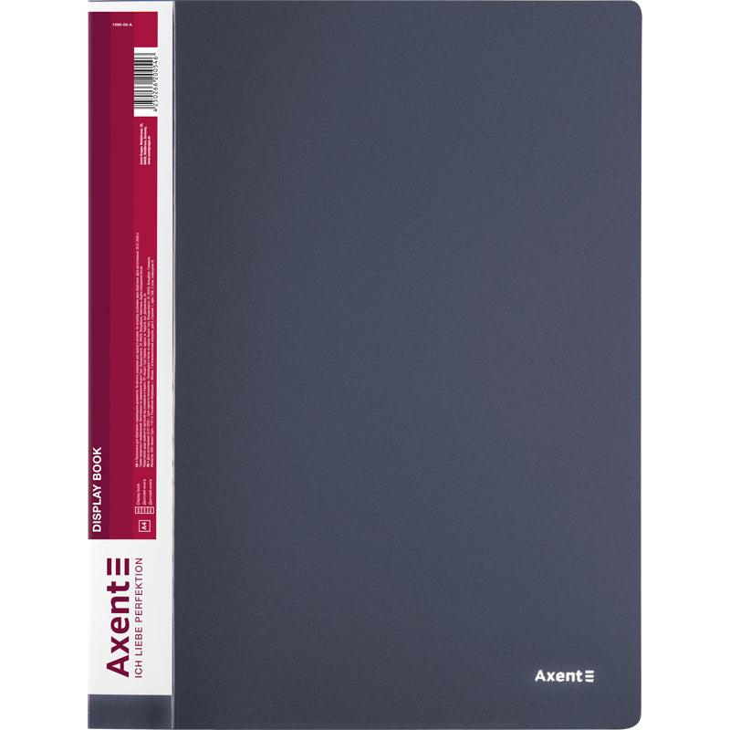 Display-book, 60 files, grey