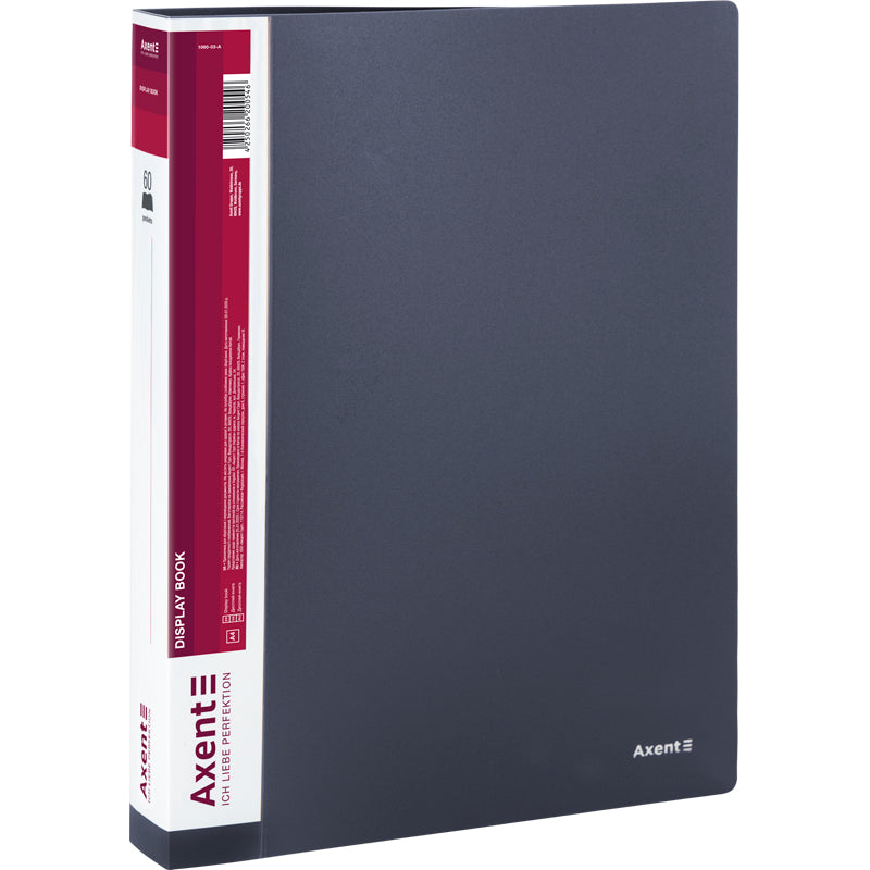 Display-book, 60 files, grey