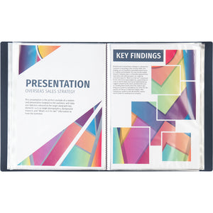 Display-book, 60 files, grey