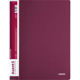 Display-book, 60 files, bordo