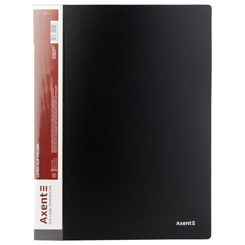 Folder with a hold down clip Axent 1301-01-A, А4, black