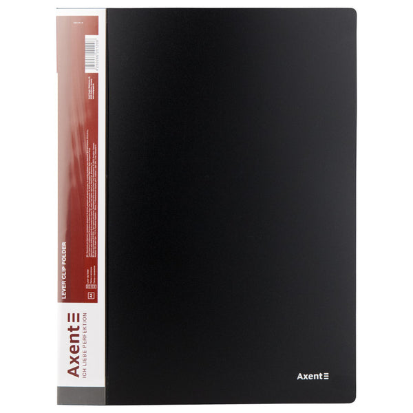 Folder with a hold down clip Axent 1301-01-A, А4, black
