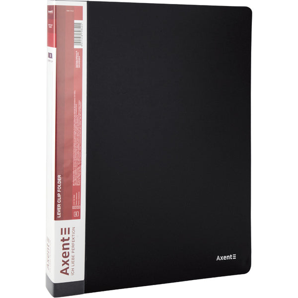 Teczka z zaciskiem dźwigniowym Axent 1301-01-A, А4, czarna