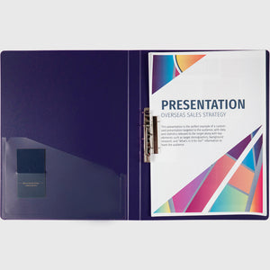 Teczka z zaciskiem dźwigniowym Axent 1301-02-A, А4, niebieska