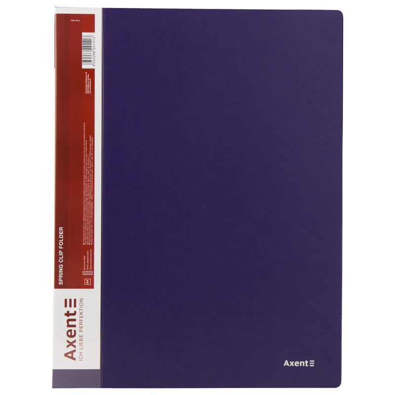 Clip folder Axent 1304-02-A, А4, blue