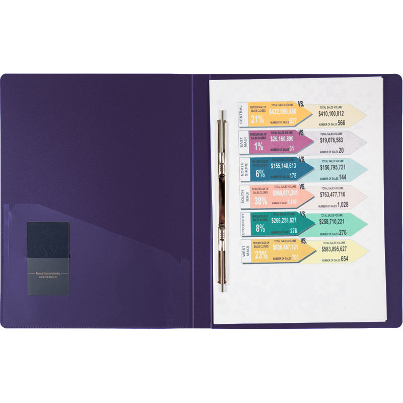 Clip folder Axent 1304-02-A, А4, blue