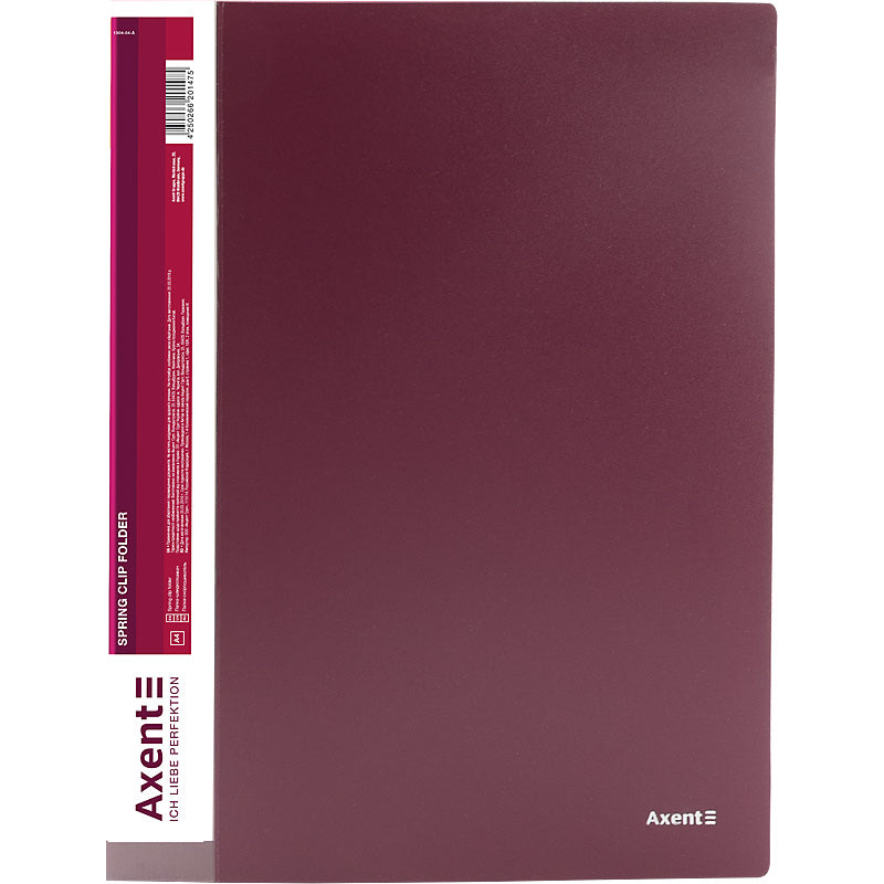 Clip folder  Axent 1304-04-A, А4, burgundy