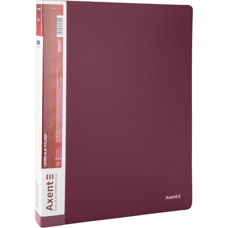 Clip folder  Axent 1304-04-A, А4, burgundy