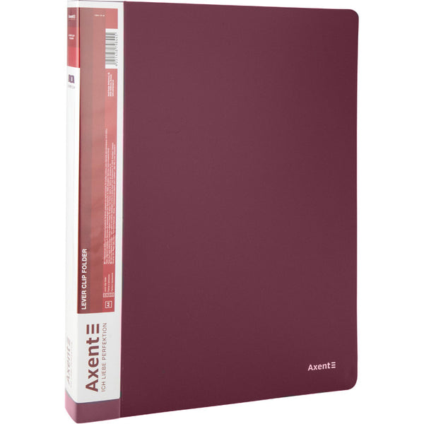 Clip folder  Axent 1304-04-A, А4, burgundy