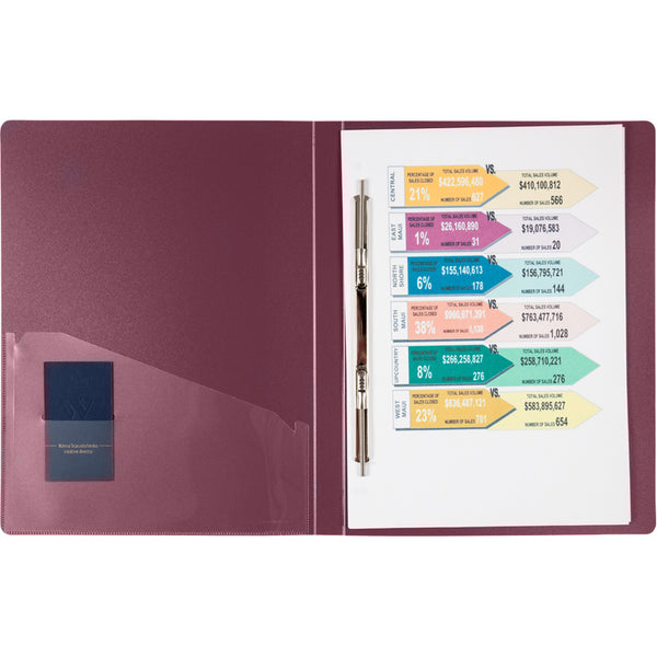 Clip folder  Axent 1304-04-A, А4, burgundy