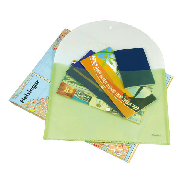 Button folder Axent 1404-20-A, А4, assorted bicolor
